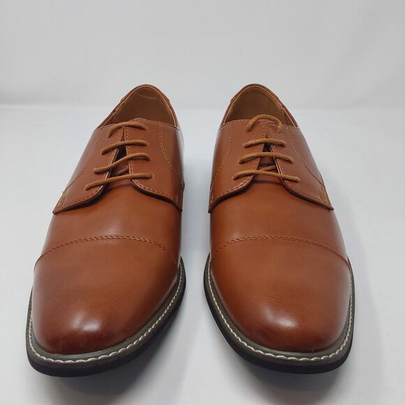 Bruno Marc Brown Cap Toe Oxford Dress Shoes Men’s 9.5 Lace Up Formal AG3UFFER main image 14